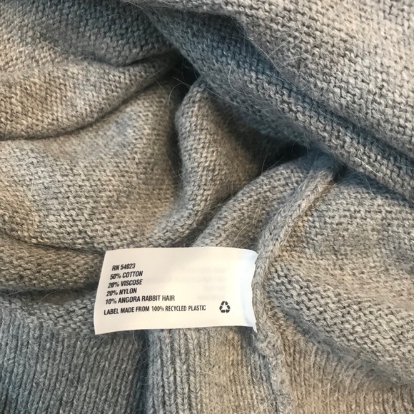 Gap Angora Rabbit Hair Blend Hooded Sweater - Picture 3 of 4